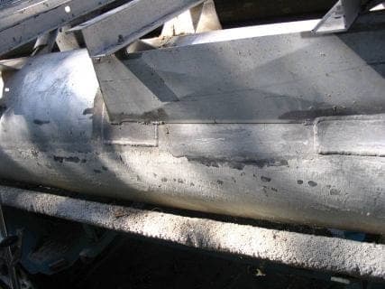 RESTORING ALUMINUM PONTOONS