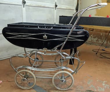 antique pram restoration