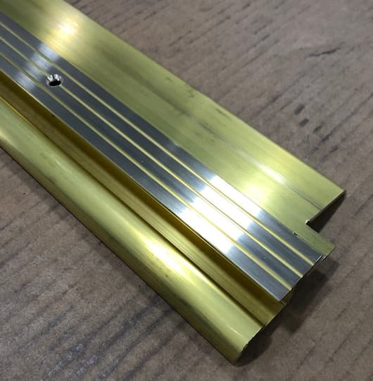 C377 Brass Forging turned silver from Scotch-Brite Polishing