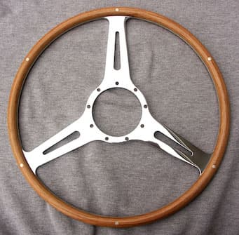 polished aluminum steering wheels