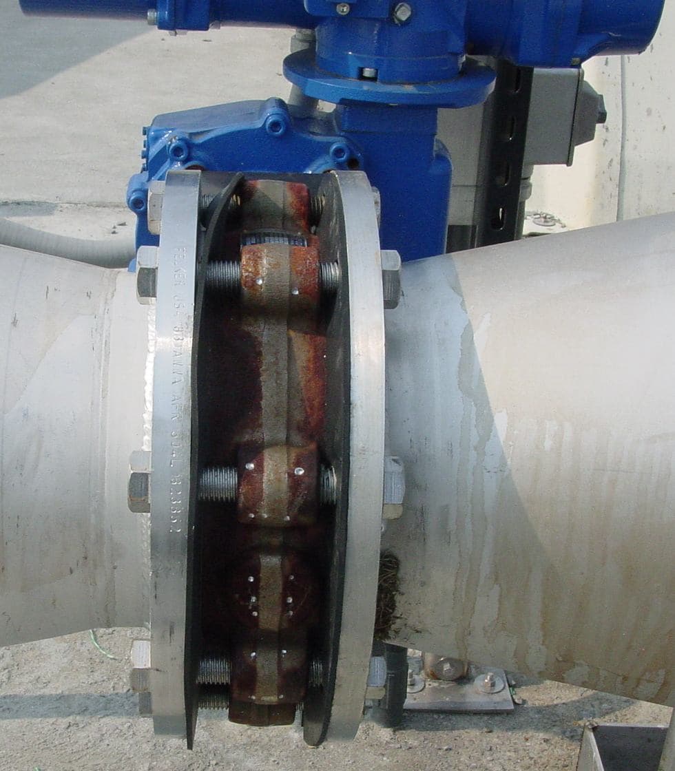 rusting butterfly valve 2